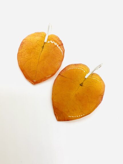 Orange Bougainvillea Earrings